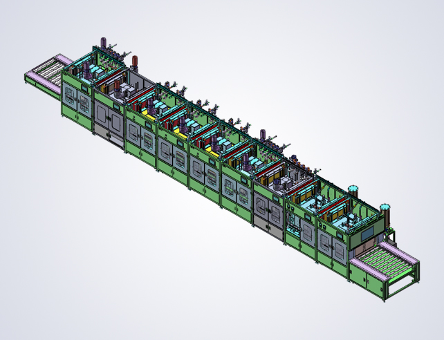 Wafer cleaning line